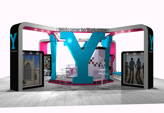 Visit Yorkshire Exhibition stand design Visit Yorkshire Exhibition stand design